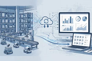 Una empresa con automatización logística conectando ERP y ecommerce