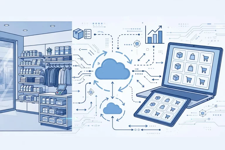Tienda física y online que sincroniza stock entre tienda física y ecommerce